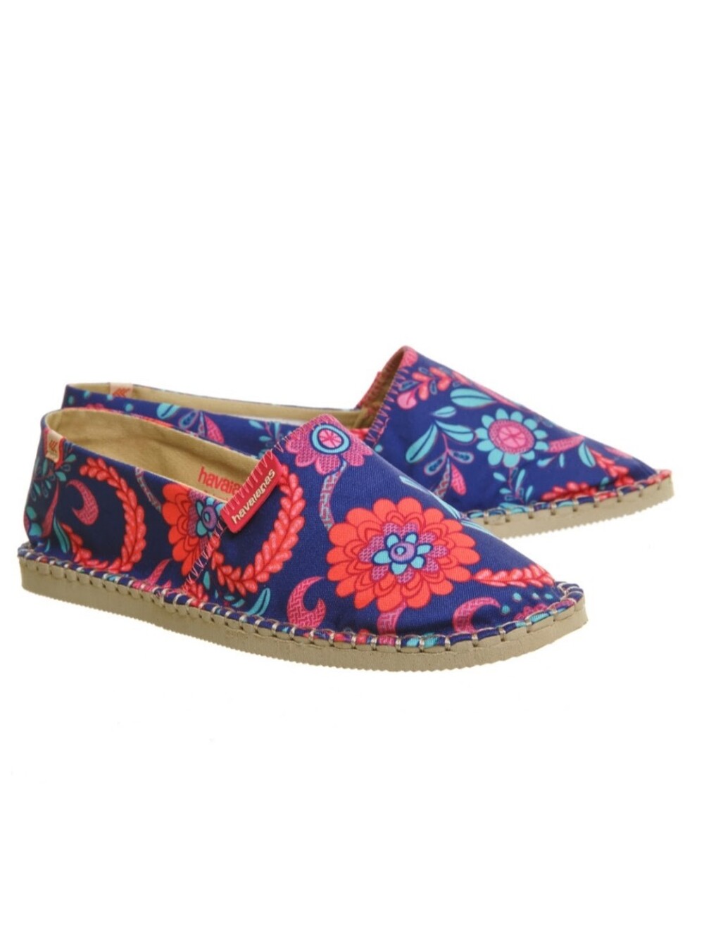 Havaianas Liberty Tropical Bloom Espadrille Flats Size 8